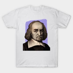 English Philosopher Thomas Hobbes illustration T-Shirt